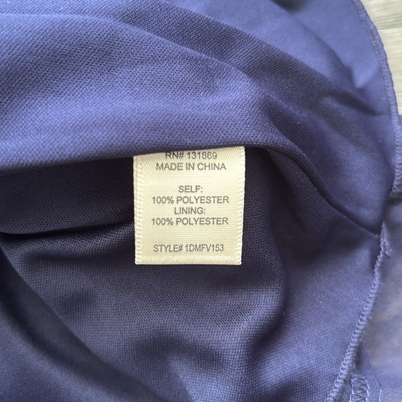 Thirty / Thirty LA | Navy blue ruffled satiny cami tank top NWT Size Large - Picture 8 of 10